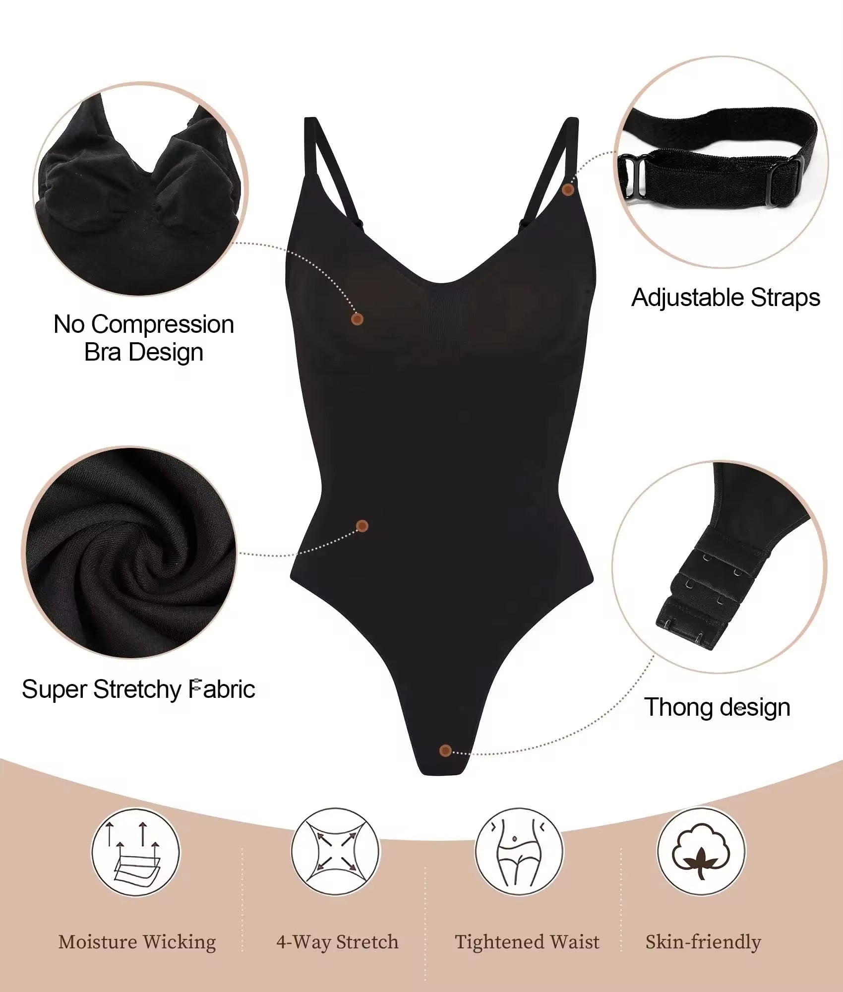 High Quality Elastic Tummy Control Shapewear